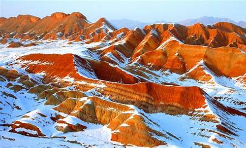 张掖丹霞地貌旅游路线_张掖丹霞地貌旅游路线图